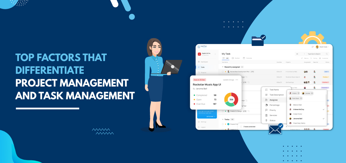 Top Factors that Differentiate Project Management and Task Management