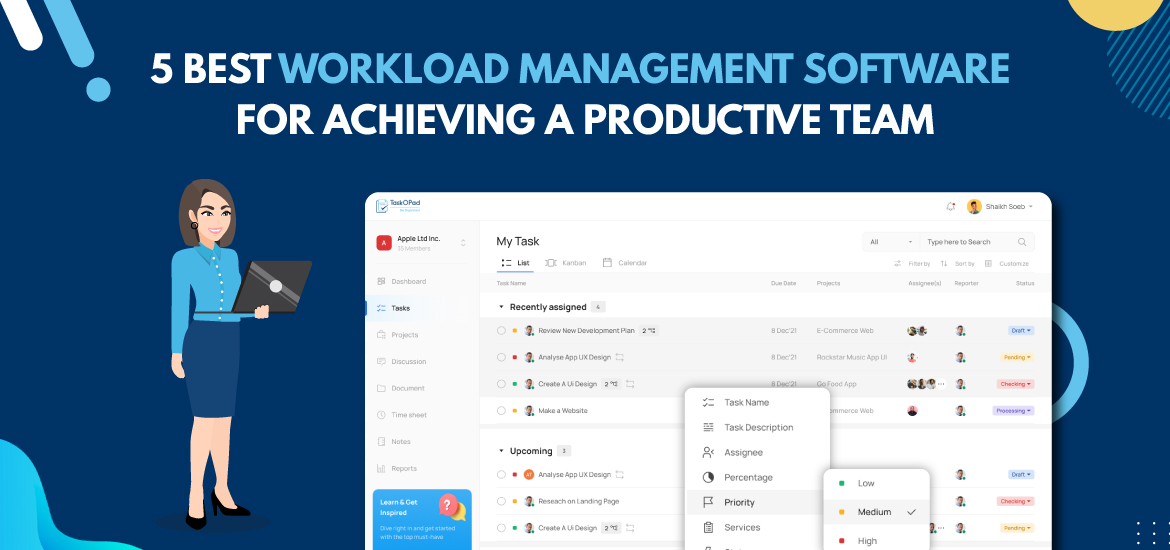 5 Best Workload Management Software for Achieving a Productive Team