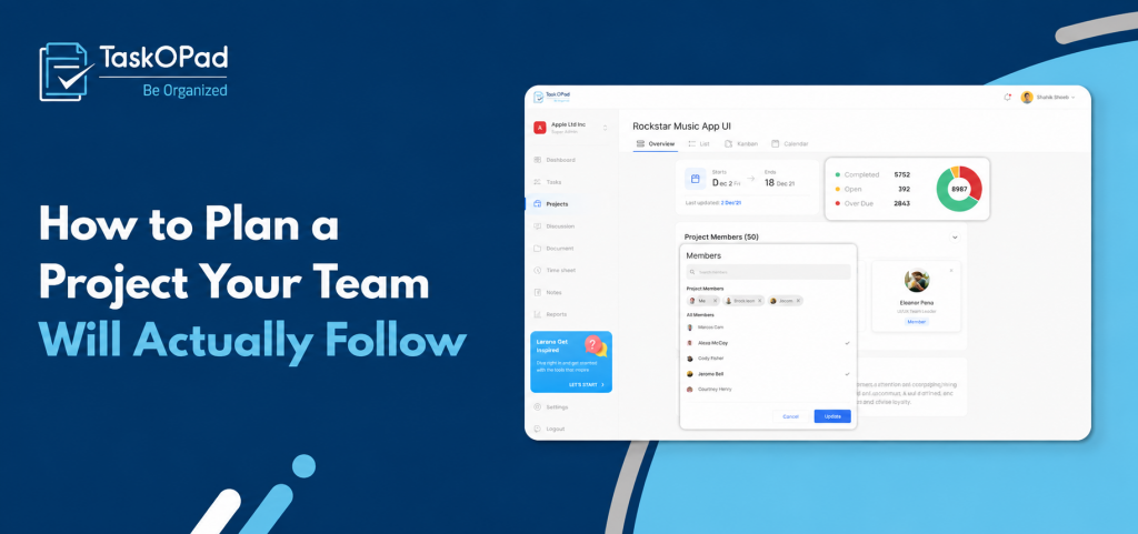 How to Plan a Project Your Team Will Actually Follow