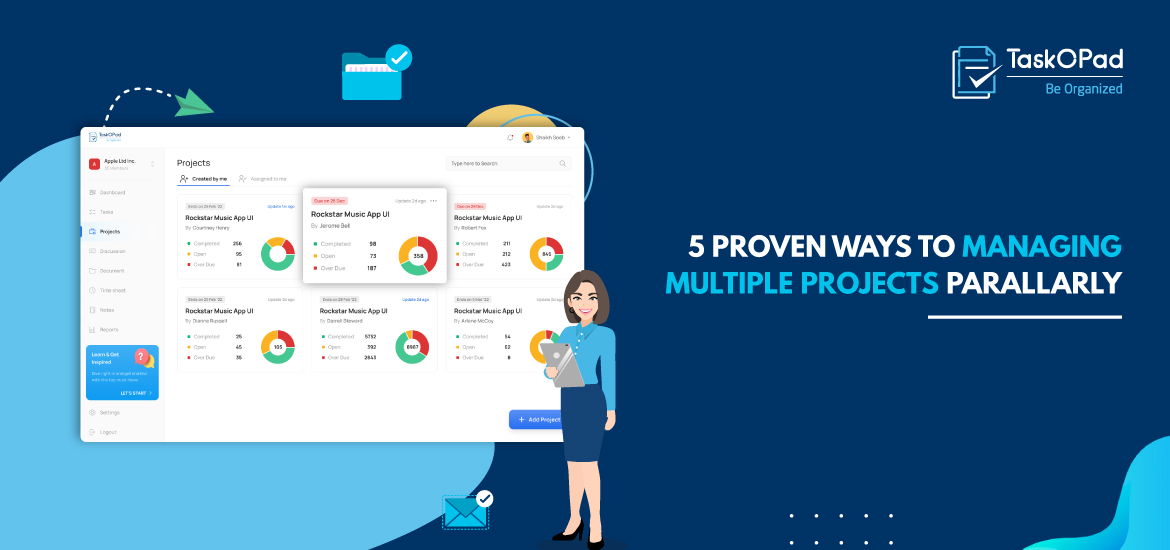 5 Proven Ways to Managing Multiple Projects Parallarly