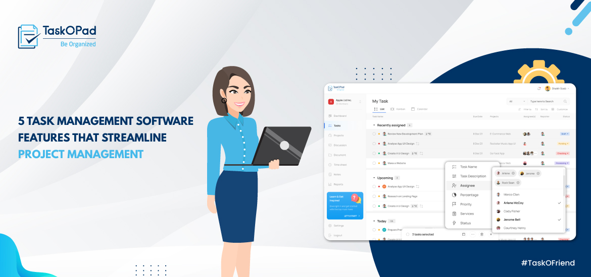 5 Task Management Software Features that Streamline Project Management