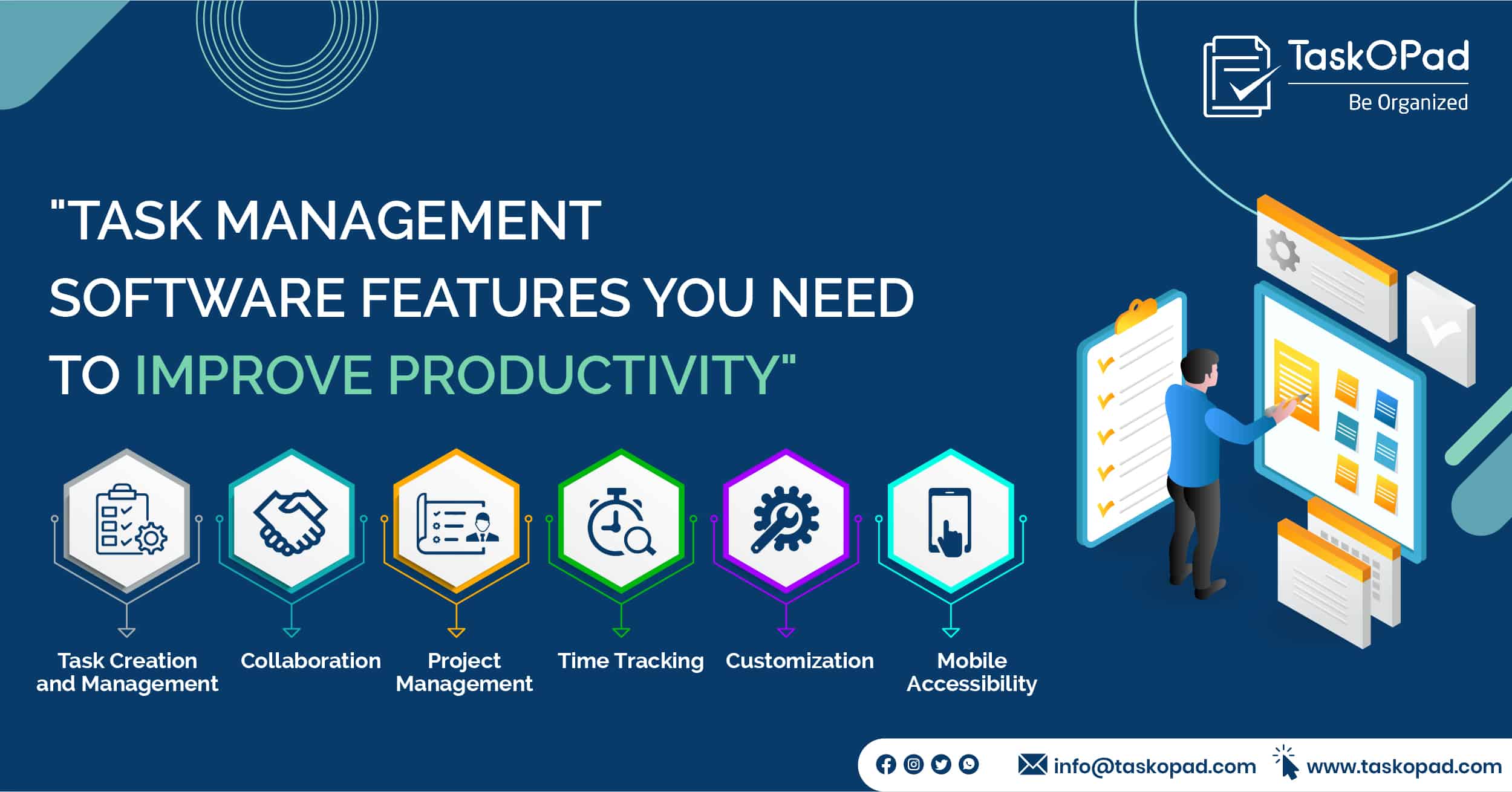 Task Management Software Features You Need to Improve Productivity