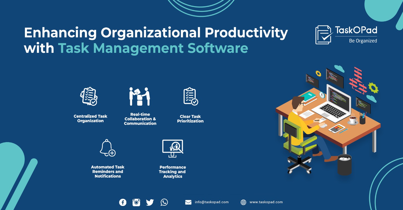 Enhancing Organizational Productivity: The Power of Taskopad, Your Ultimate Task Management Software