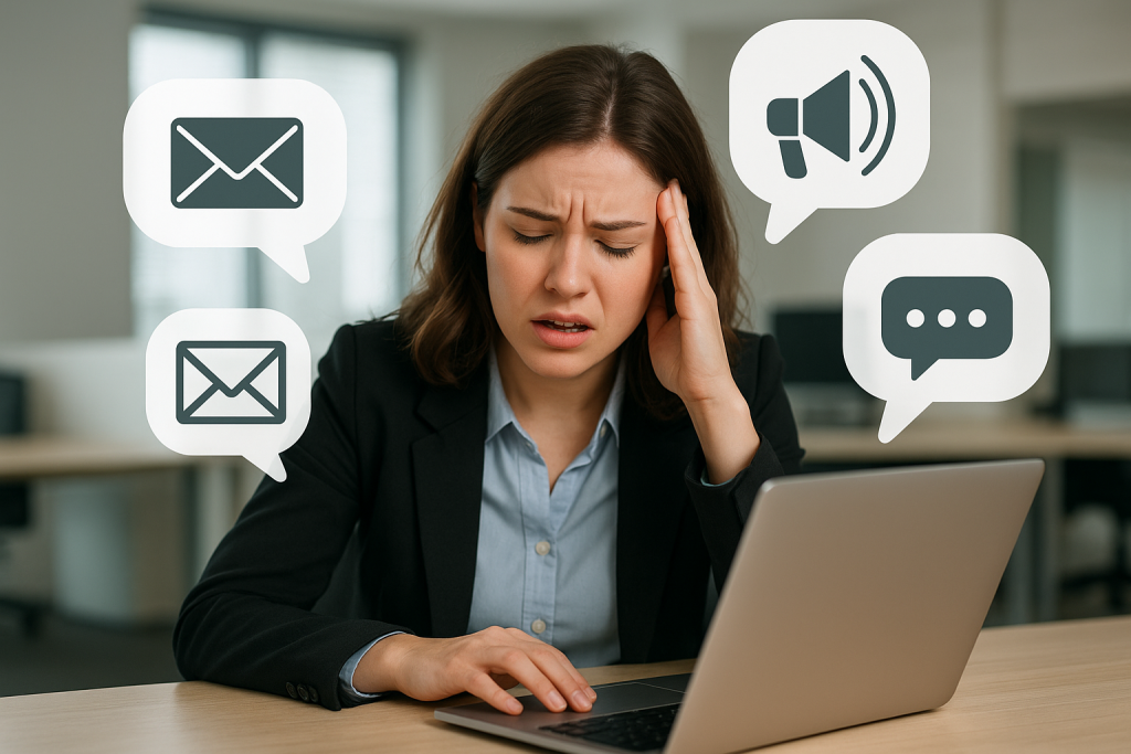 Communication overload in corporate
