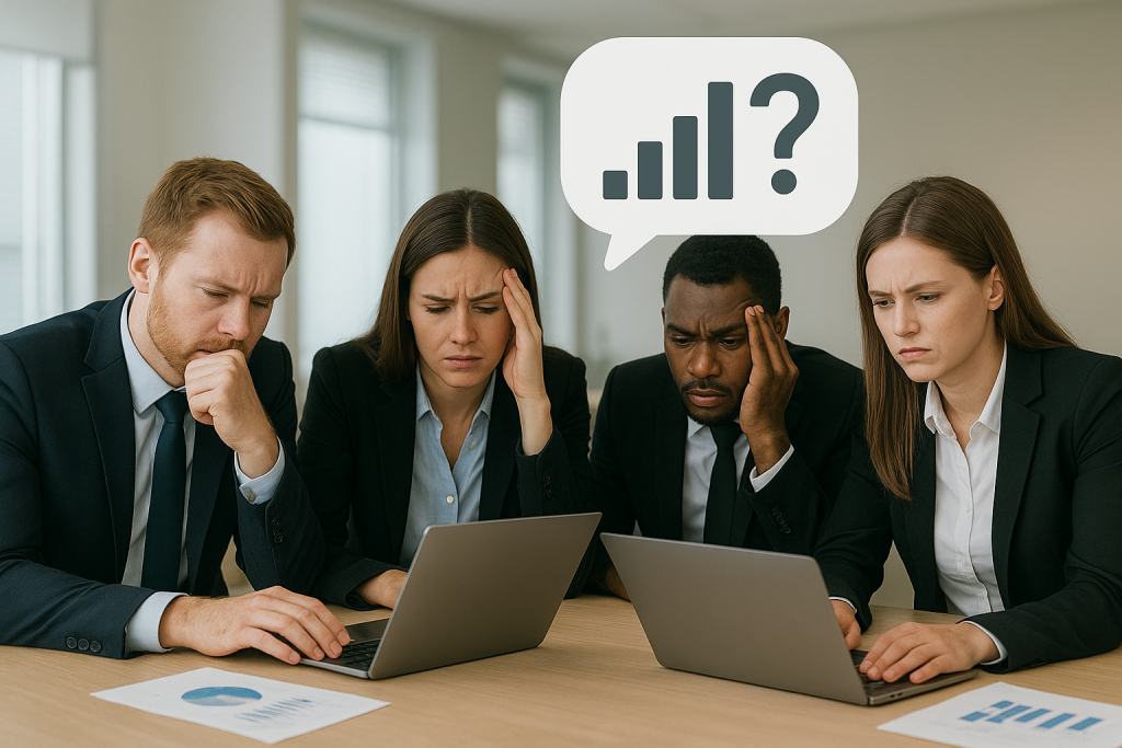 Lack of data driven insights