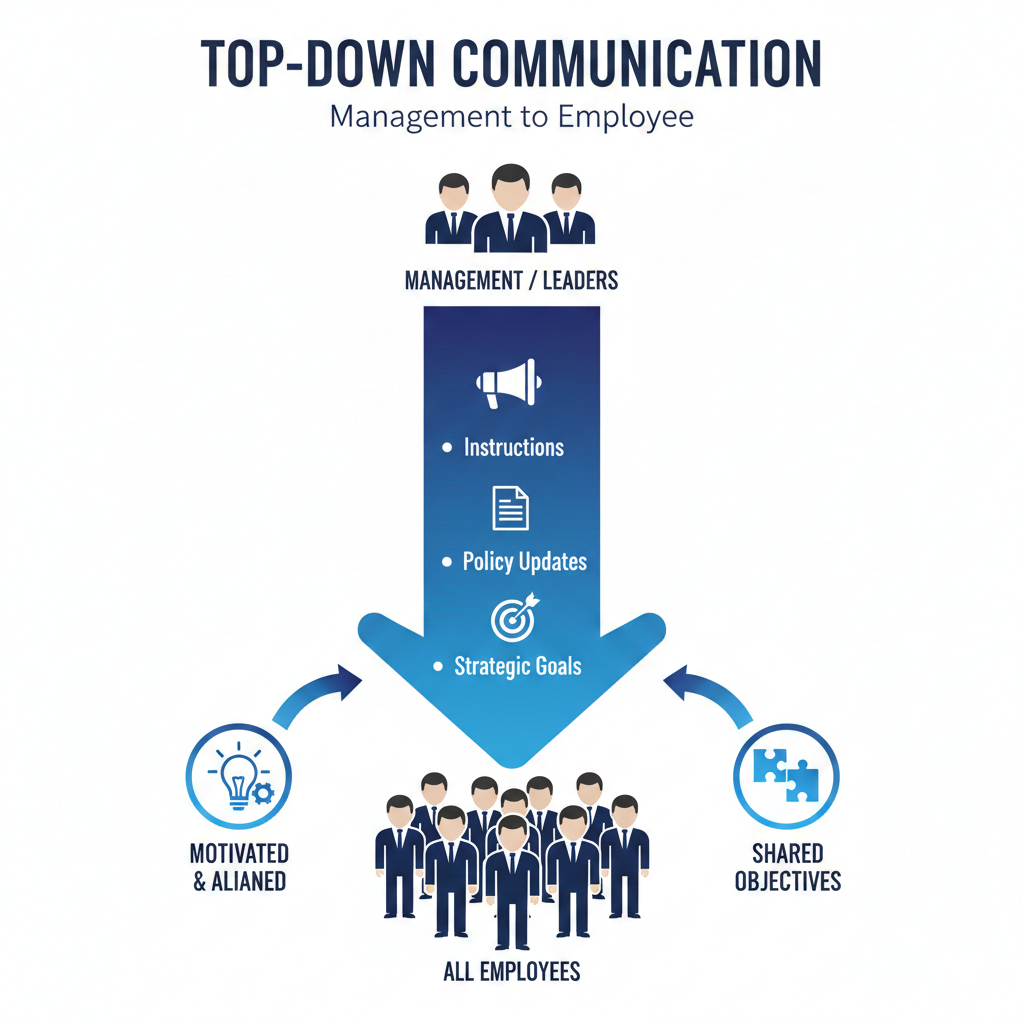 top down communication at workplace