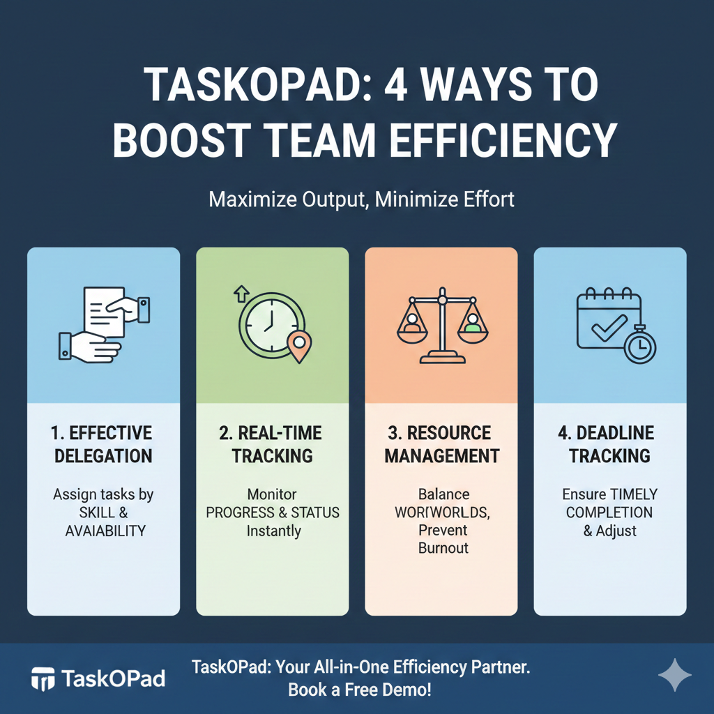 Boost team efficiency with TaskOPad