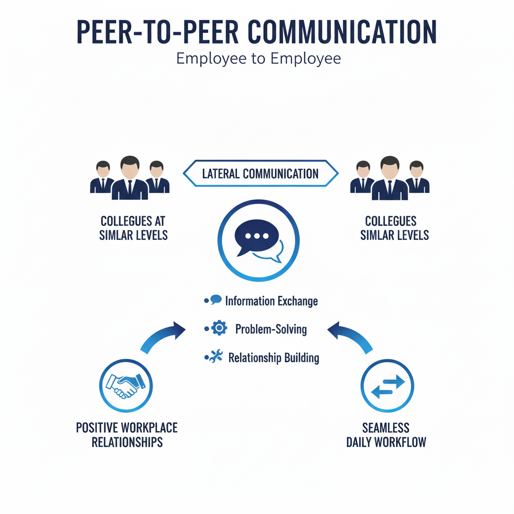 Peer to peer communication at workplace