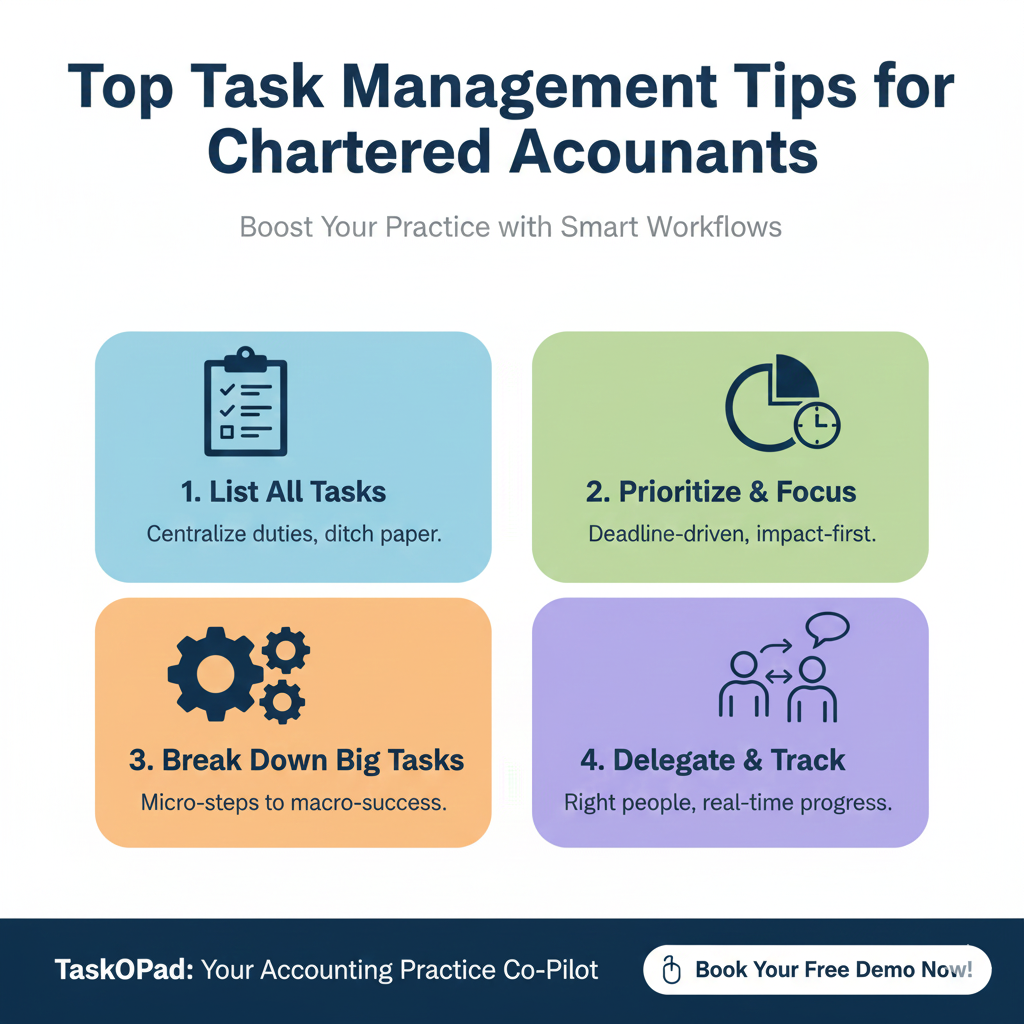 Top Task Management Tips for Chartered Accountants