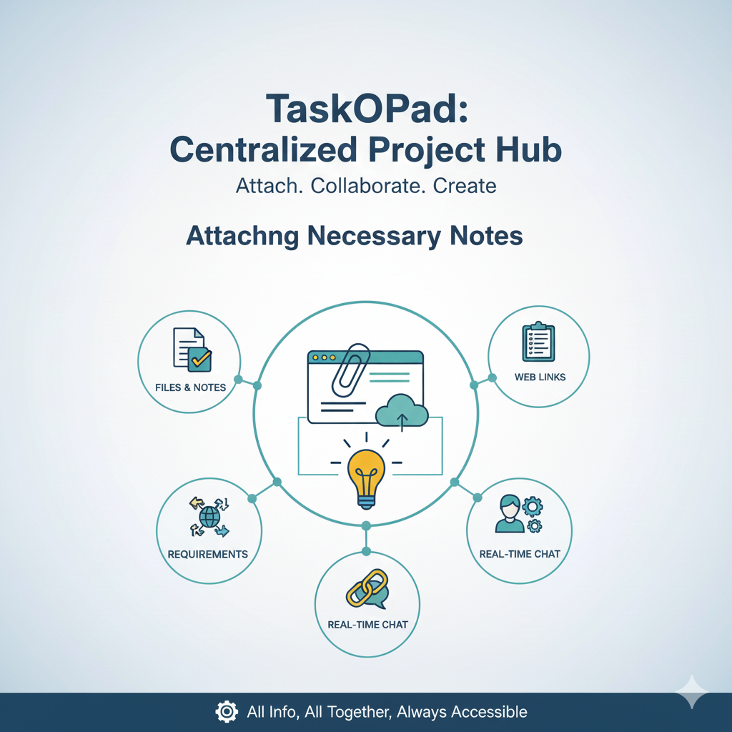 TaskOPad Attach Notes
