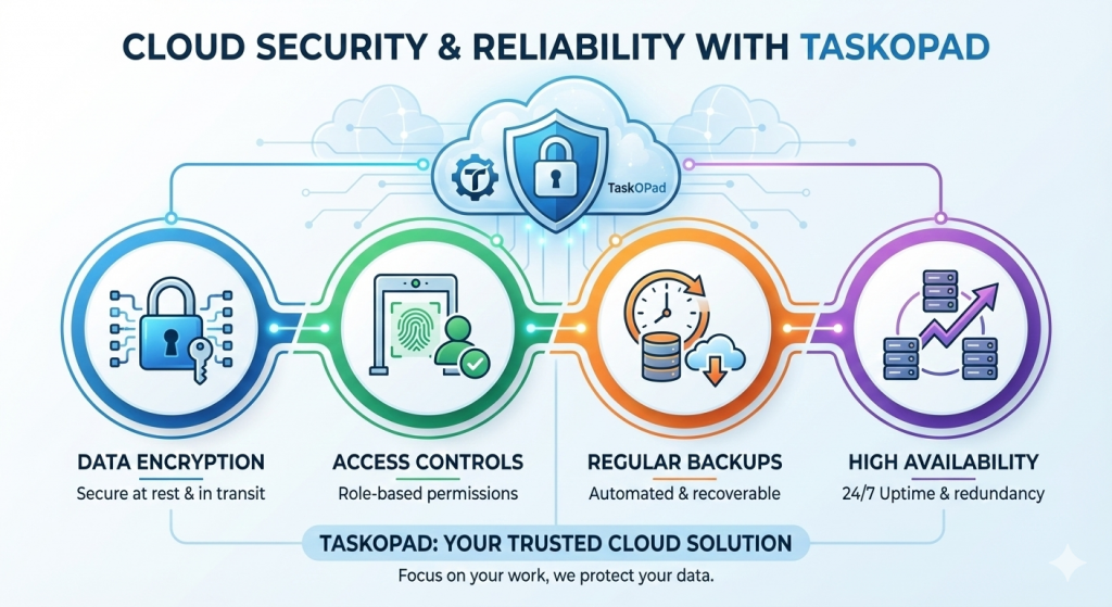 Cloud security with TaskOPad